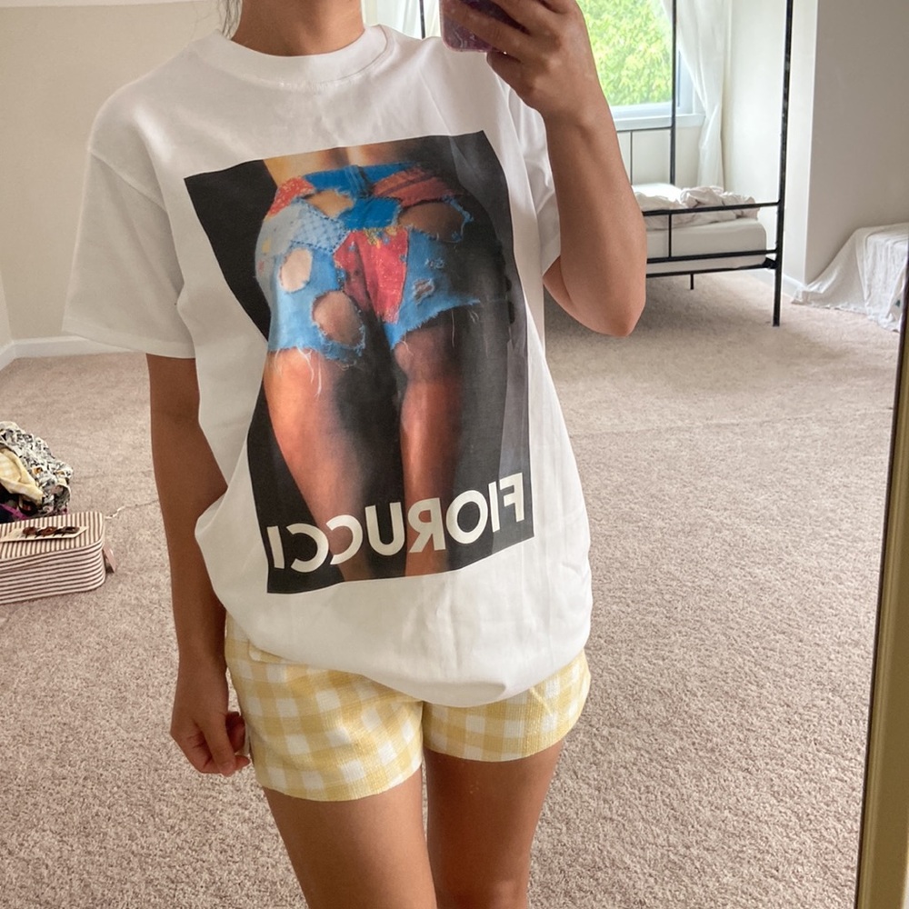 Fiorucci women’s organic cotton tee. Fits S - Picture 5 of 13